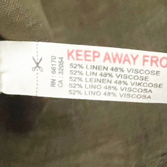 The Lucia Sheer Midi Dress by Anthropologie:
Linen Edition Button Front Shirt - Picture 6 of 6